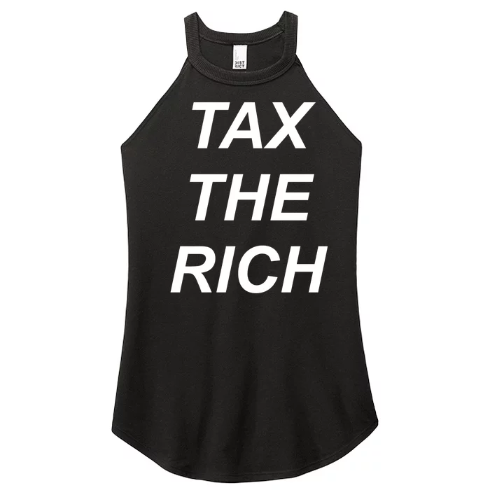 Tax The Rich Women’s Perfect Tri Rocker Tank