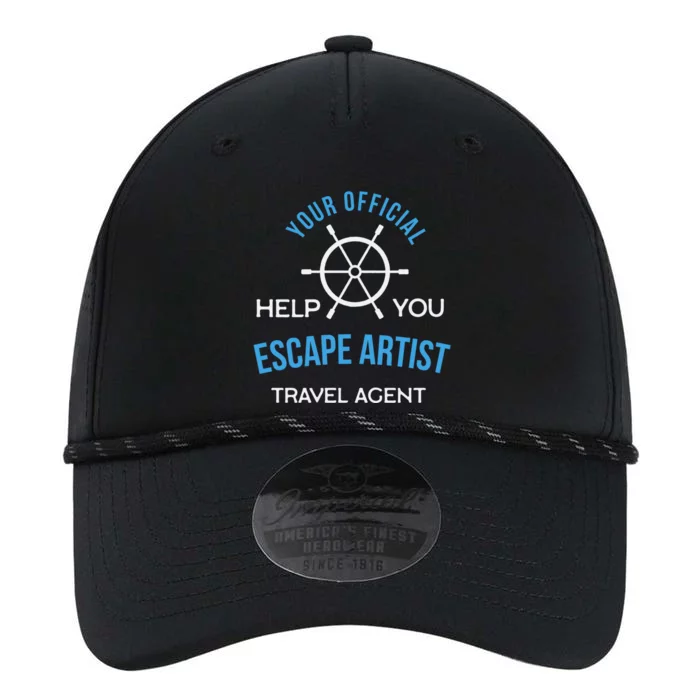 Travel Agent Your Help You Escape Artist Cute Gift Performance The Dyno Cap