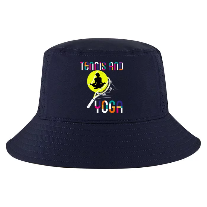 Tennis And Yoga Mama Yoga Mom Yoga Game Sports Mommy Meaningful Gift Cool Comfort Performance Bucket Hat