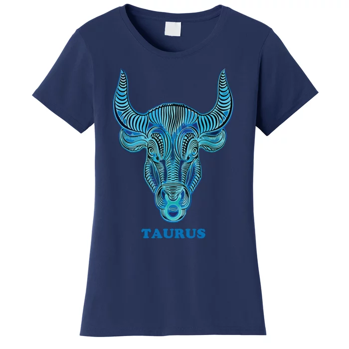 TaurusPersonality Astrology Zodiac Sign Horoscope Design Women's T-Shirt