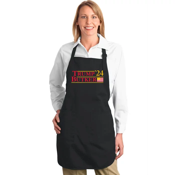 Trump Butker 2024 Team Butker Conservative Christian Woman Full-Length Apron With Pocket