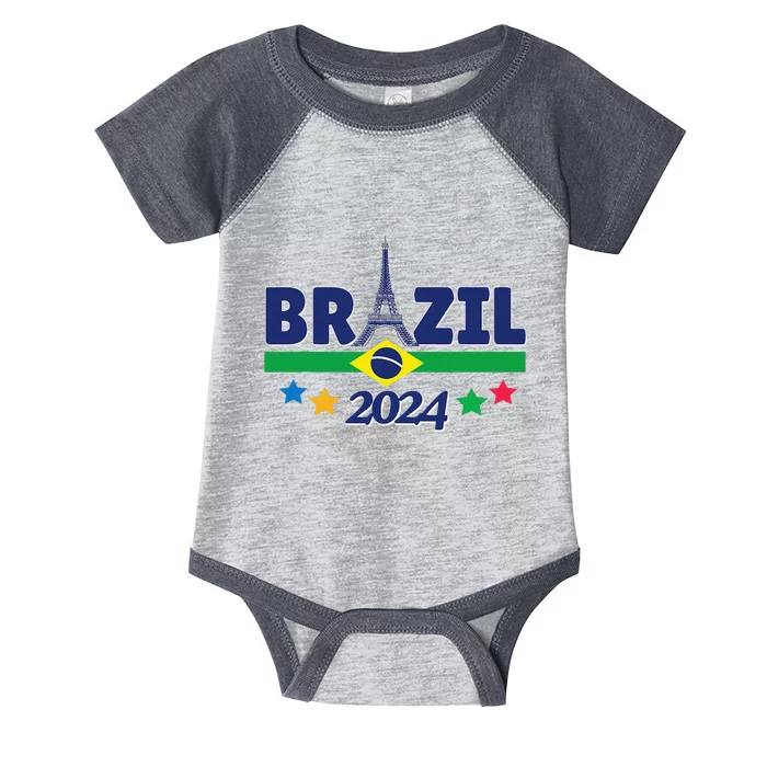 Team Brazil 2024 Paris Sport Games Infant Baby Jersey Bodysuit