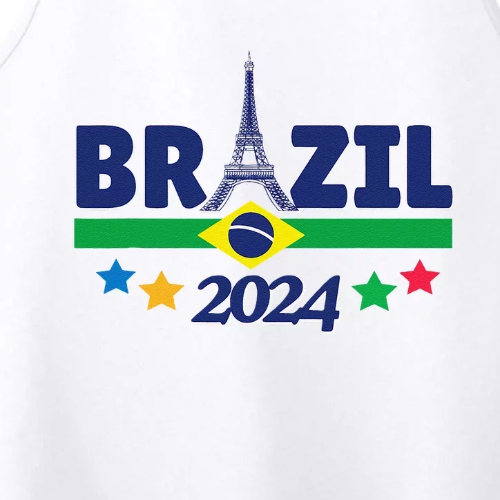 Team Brazil 2024 Paris Sport Games Performance Tank