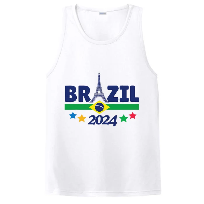 Team Brazil 2024 Paris Sport Games Performance Tank