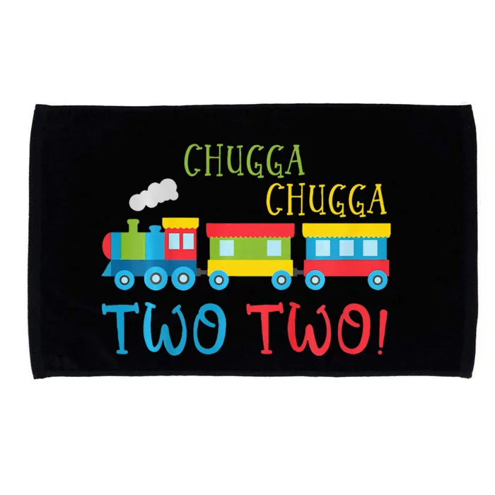 Train Birthday 2nd Choo Choo I'm Two 2 Year Old Microfiber Hand Towel