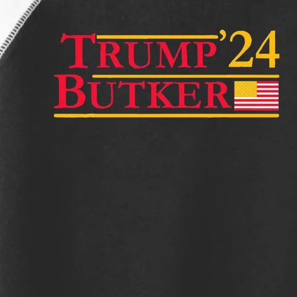 Trump Butker 2024 Team Butker Conservative Christian Toddler Fine Jersey T-Shirt