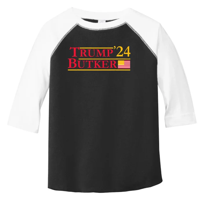 Trump Butker 2024 Team Butker Conservative Christian Toddler Fine Jersey T-Shirt