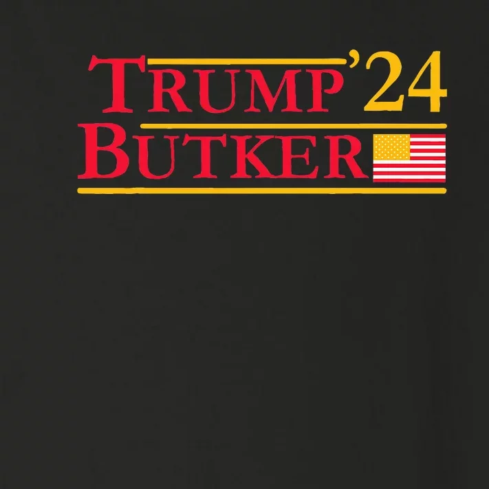 Trump Butker 2024 Team Butker Conservative Christian Toddler Long Sleeve Shirt