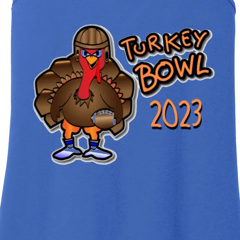 Turkey Bowl 2023 Thanksgiving Day Football Game Great Gift Ladies Essential Tank