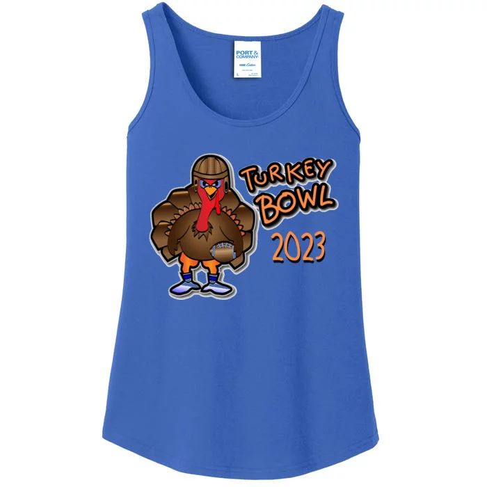 Turkey Bowl 2023 Thanksgiving Day Football Game Great Gift Ladies Essential Tank