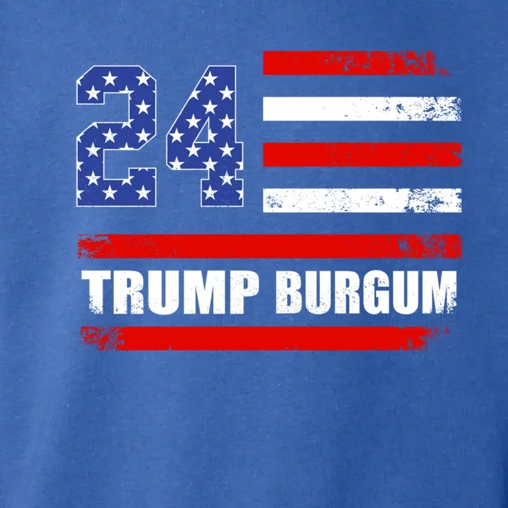 Trump Burgum 2024 Donald Trump 2024 President Doug Burgum Gift Toddler Hoodie