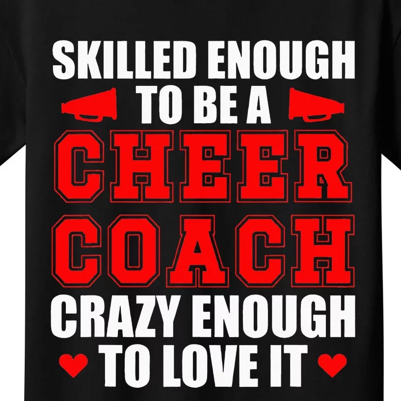 To Be A Cheer Coach Cheerleading Coach Kids T-Shirt