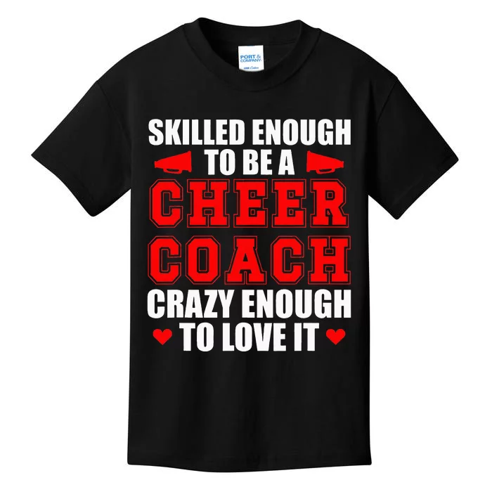 To Be A Cheer Coach Cheerleading Coach Kids T-Shirt