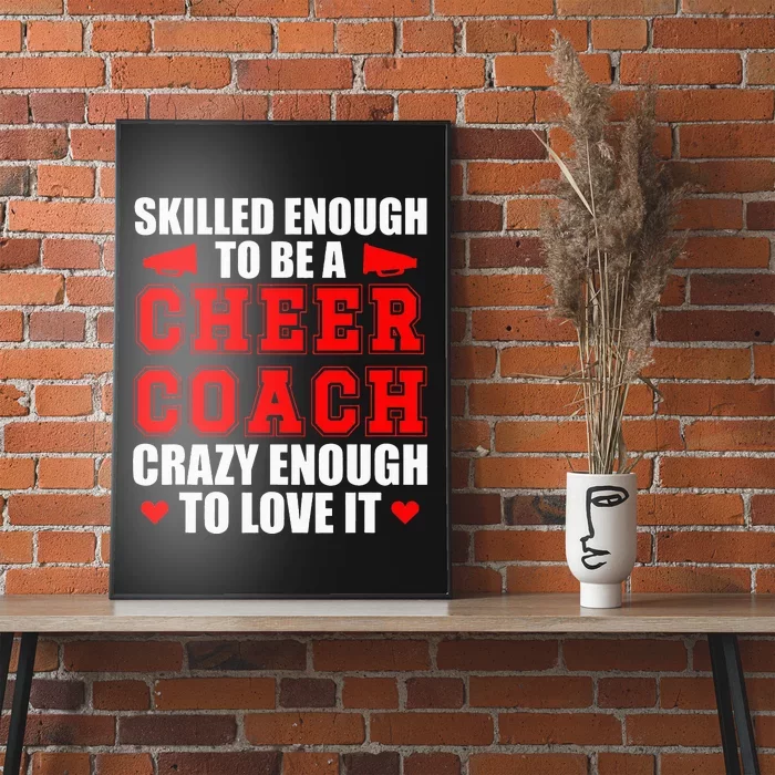 To Be A Cheer Coach funny Cheerleading Coach Poster