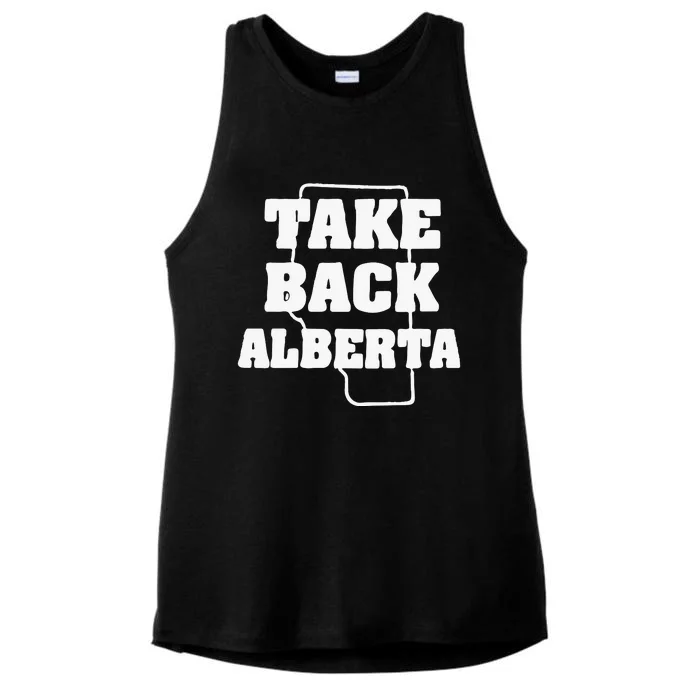 Take Back Alberta Ladies Tri-Blend Wicking Tank