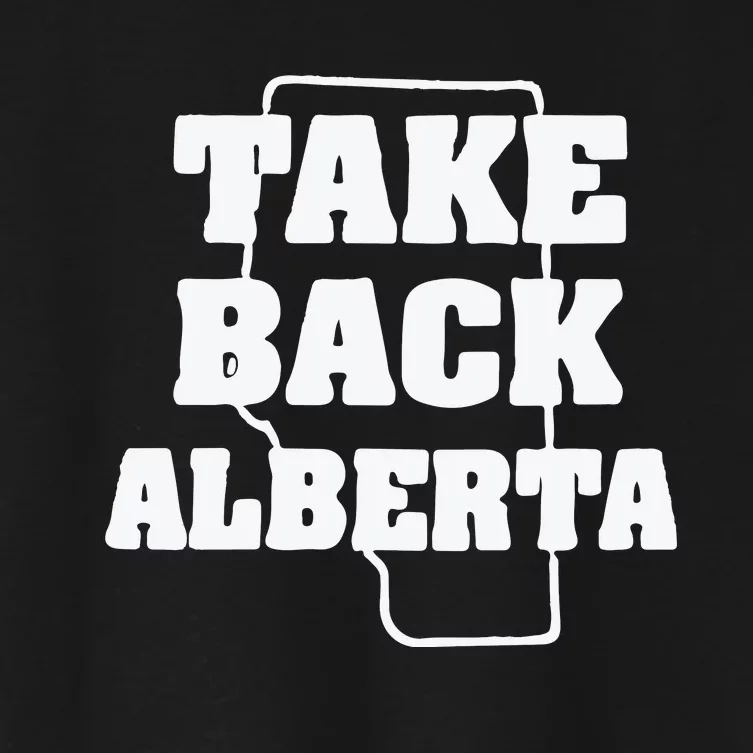 Take Back Alberta Women's Crop Top Tee