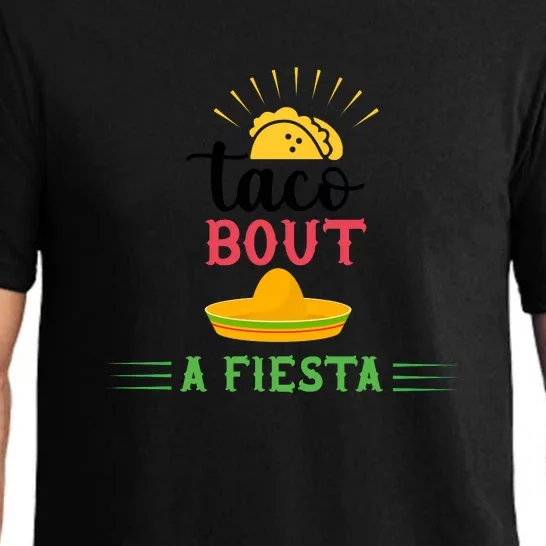 Taco Bout A Fiesta Funny Mexican Cinco De Mayo Pajama Set