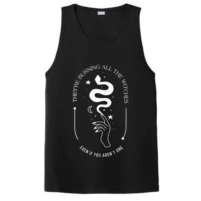 They're Burning All The Witches Funny Music Performance Tank