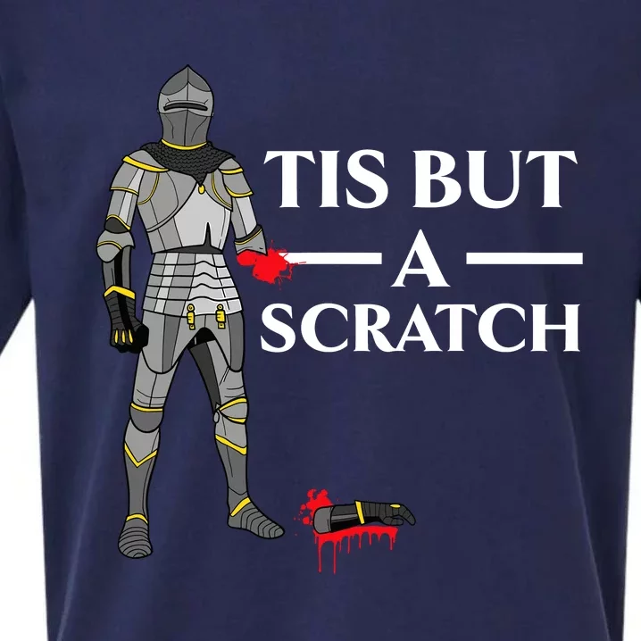 Tis But A Scratch Knight Lover Knighthood Warrior Sueded Cloud Jersey T-Shirt