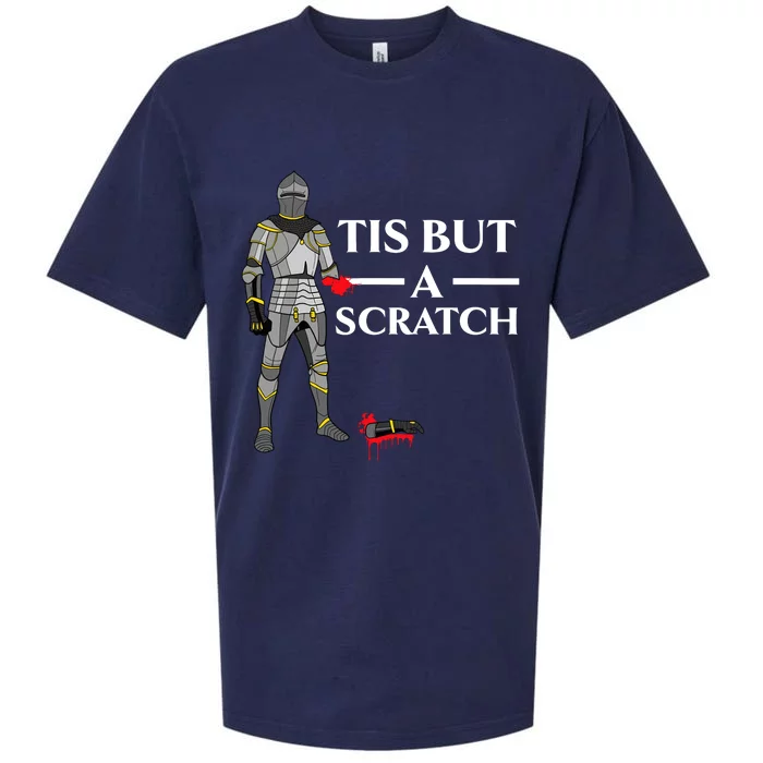 Tis But A Scratch Knight Lover Knighthood Warrior Sueded Cloud Jersey T-Shirt