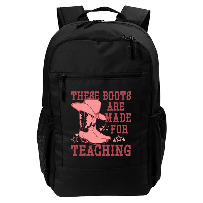 These Boots Are Made For Teaching Boho Western Teacher Daily Commute Backpack