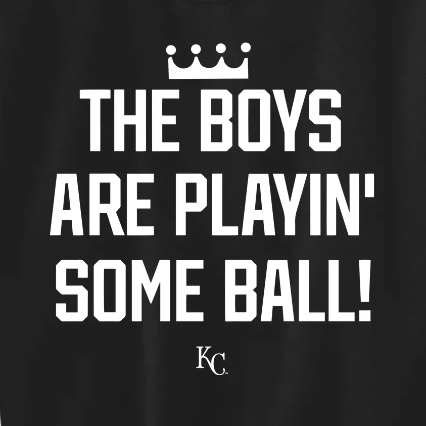 The Boy Are Playin Some Ball Limited Kids Sweatshirt