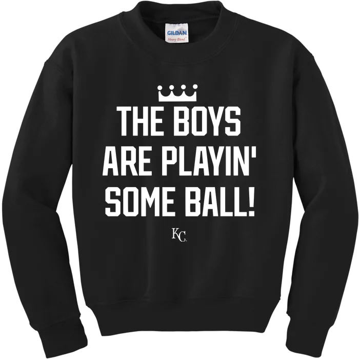 The Boy Are Playin Some Ball Limited Kids Sweatshirt