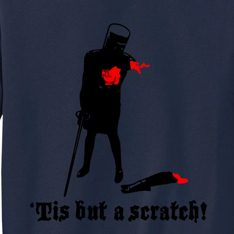 Tis But A Scratch Monty Python Holy Grail Vinyl Tall Sweatshirt