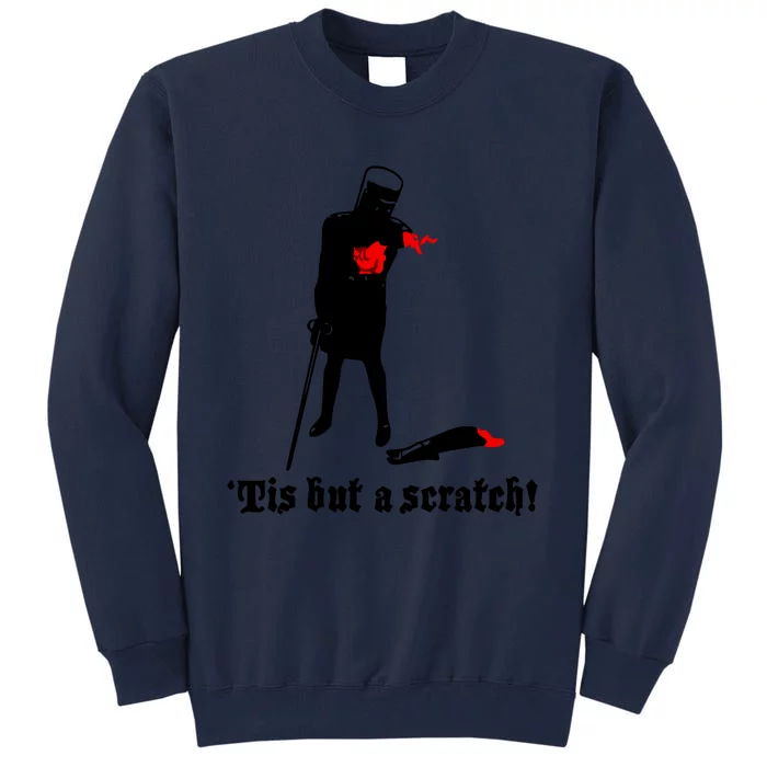 Tis But A Scratch Monty Python Holy Grail Vinyl Tall Sweatshirt