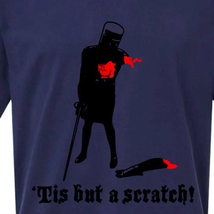 Tis But A Scratch Monty Python Holy Grail Vinyl Sueded Cloud Jersey T-Shirt