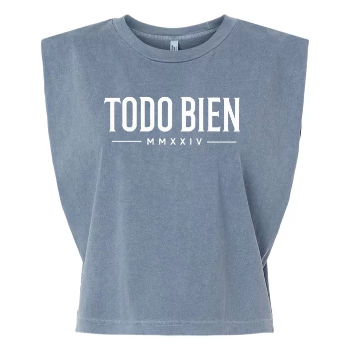 Todo Bien All is Good vibe MMXXIV Garment-Dyed Women's Muscle Tee