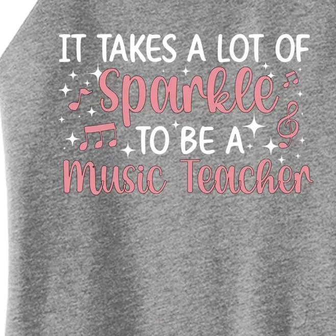 To Be A Music Teacher Music Teaching Gift Women’s Perfect Tri Rocker Tank