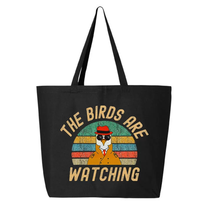 The Birds Are Watching Wake Up America 25L Jumbo Tote