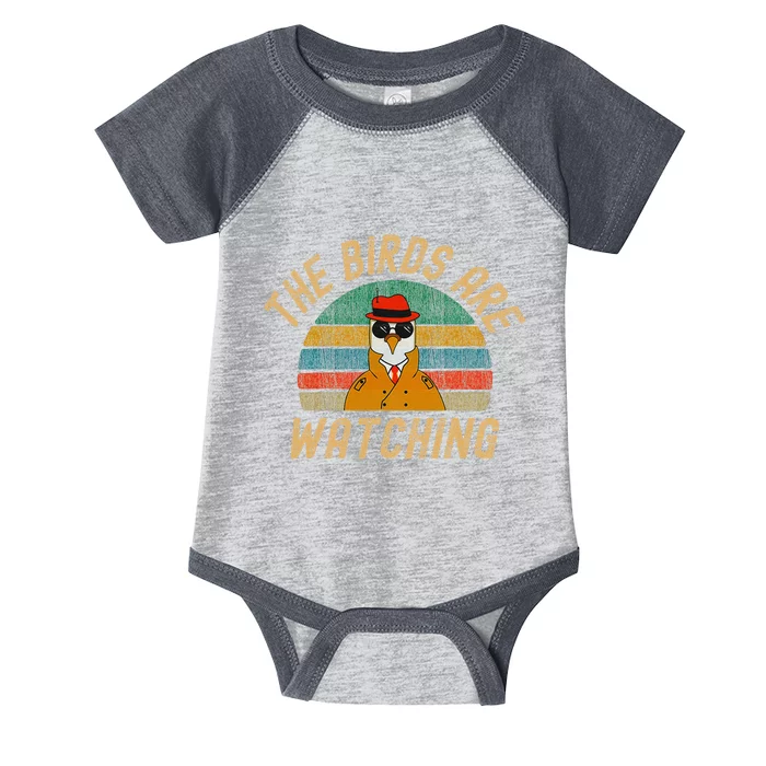 The Birds Are Watching Wake Up America Infant Baby Jersey Bodysuit