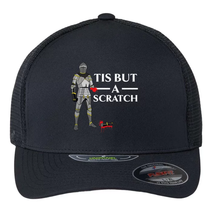 Tis But A Scratch Knight Lover Knighthood Warrior Flexfit Unipanel Trucker Cap