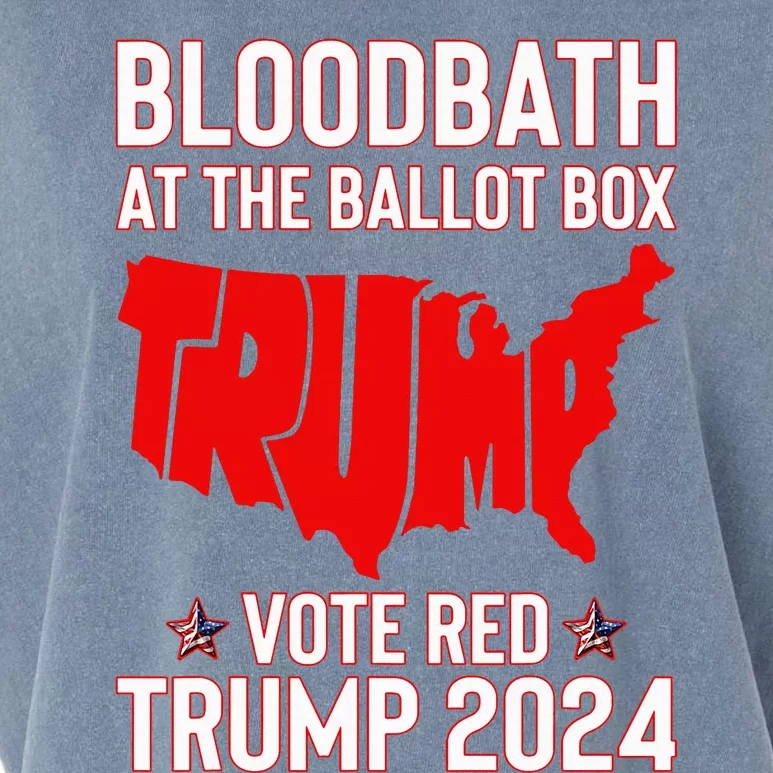 Trump Bloodbath At The Ballot Box 2024 Garment-Dyed Women's Muscle Tee