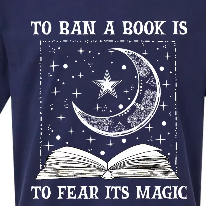 To Ban A Book Is To Fear Its Magic Sueded Cloud Jersey T-Shirt