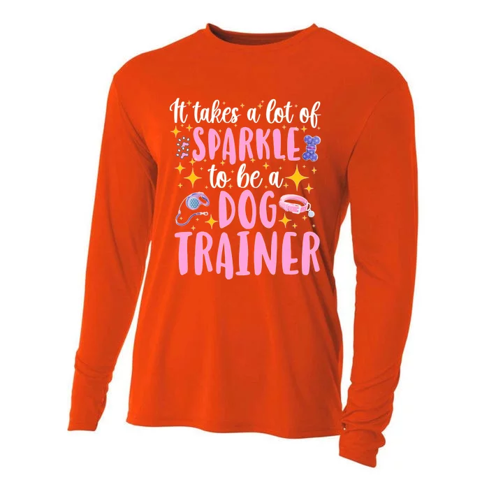 To Be A Dog Trainer Dog Training Great Gift Cooling Performance Long Sleeve Crew