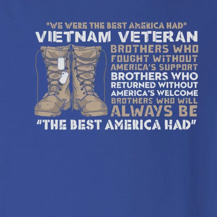 The Best America Had Vietnam Veteran Gift Toddler Long Sleeve Shirt