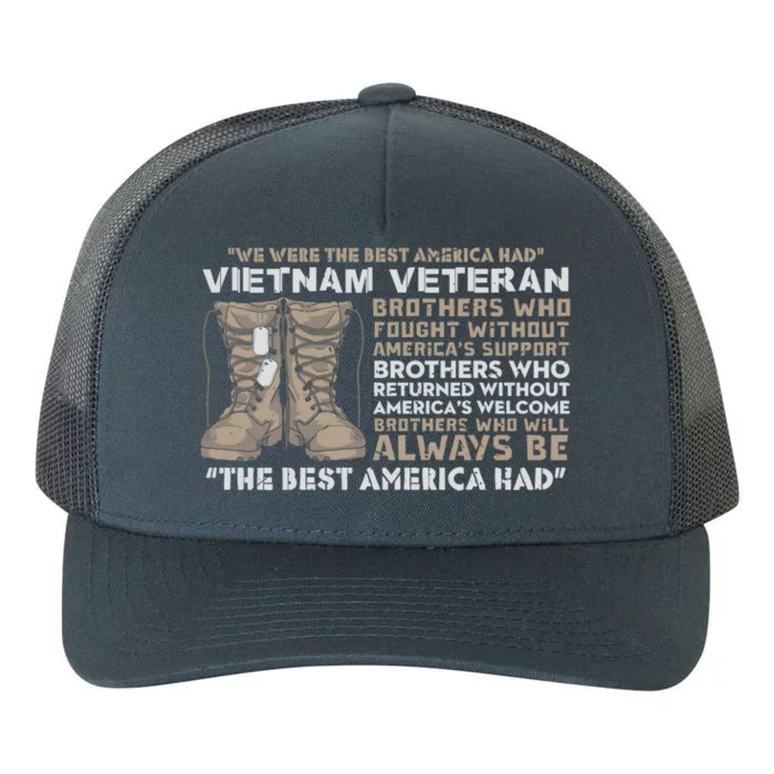 The Best America Had Vietnam Veteran Gift Yupoong Adult 5-Panel Trucker Hat