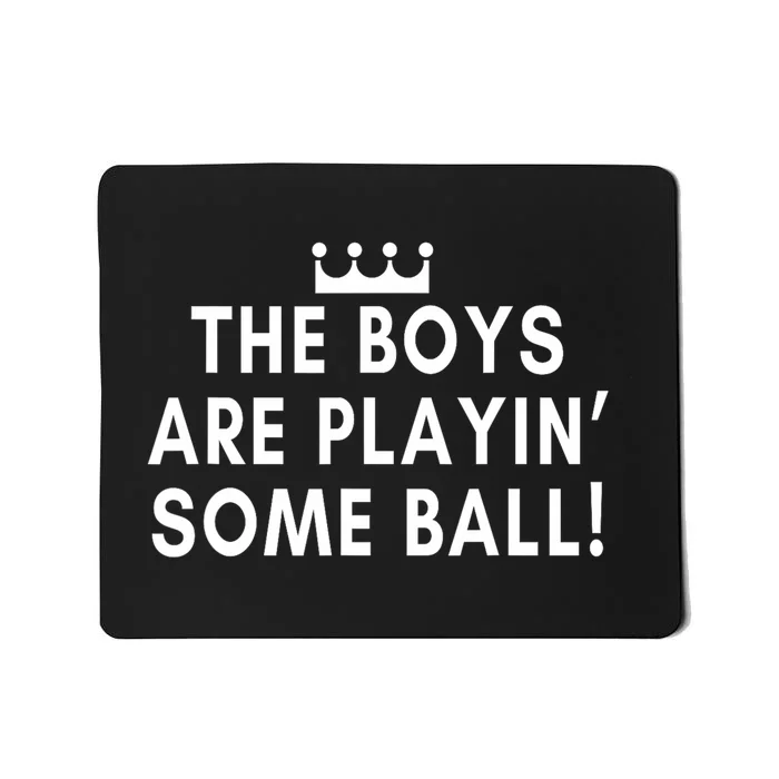 The Boy Are Playing Some Ball Mousepad