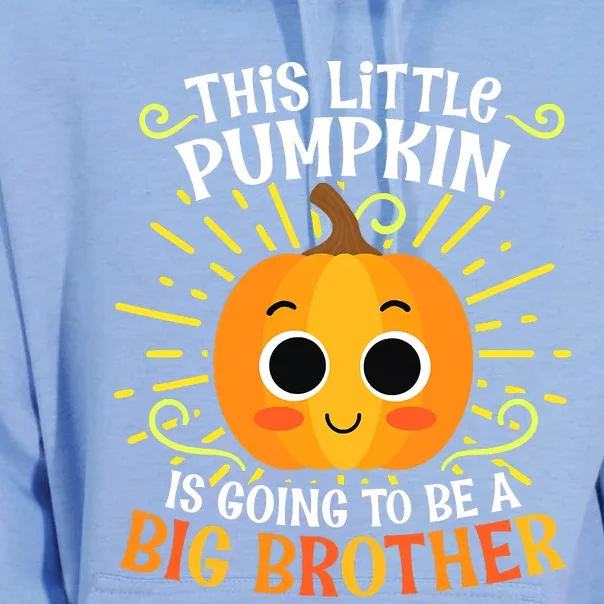 Thanksgiving Baby Announcement Big Brother Unisex Surf Hoodie