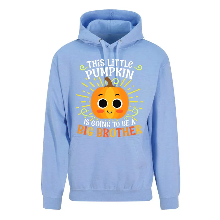 Thanksgiving Baby Announcement Big Brother Unisex Surf Hoodie