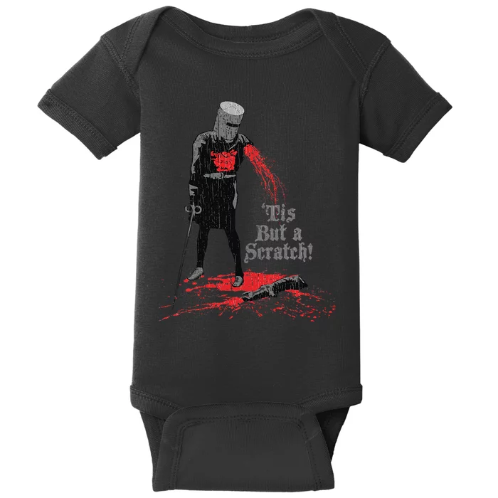 Tis But A Scratch Knight Baby Bodysuit