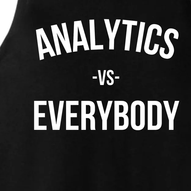 Toronto Blue Analytics Vs Everybody Ladies Tri-Blend Wicking Tank