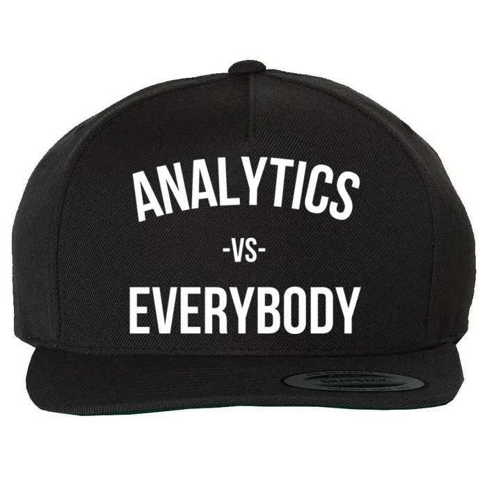 Toronto Blue Analytics Vs Everybody Wool Snapback Cap