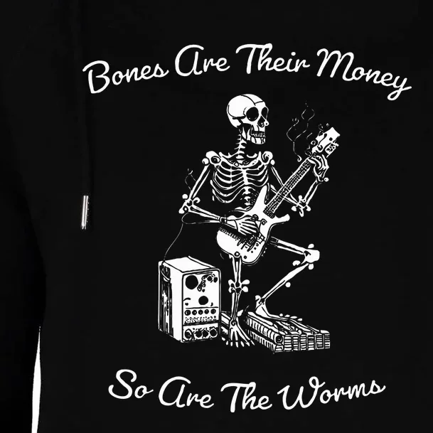 Their Bones Are Their Money I Think You Should Leave Womens Funnel Neck Pullover Hood