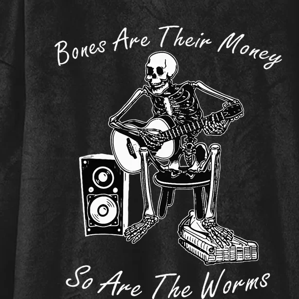 Their Bones Are Their Money I Think You Should Leave Hooded Wearable Blanket