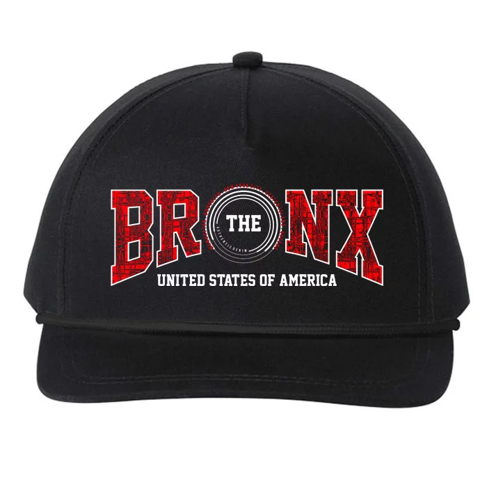 The Bronx Authentic Denim Snapback Five-Panel Rope Hat