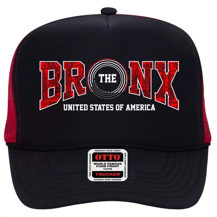 The Bronx Authentic Denim High Crown Mesh Trucker Hat